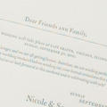 “Save the Date” wedding invitation