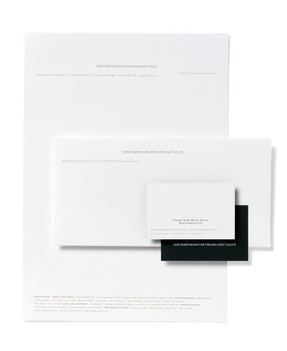 Contemporary Art Museum of St. Louis identity system