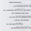Ray Johnson catalogue
