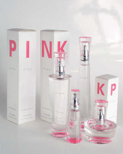 Victoria's Secret bottles and packaging