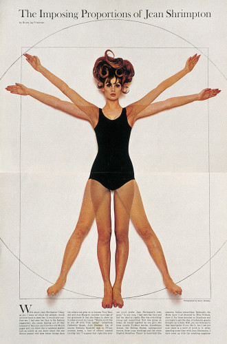 Esquire “The Imposing Proportions of Jean Shrimpton”