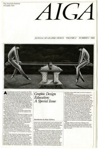 AIGA Journal of Graphic Design, vol. 2 number 4