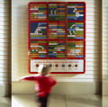 Donor wall, Bay Area Discovery Museum