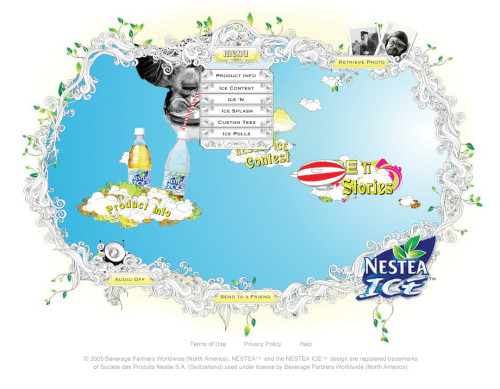 Nestea Ice website