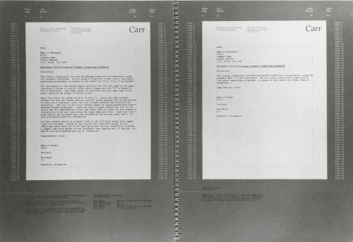 Carr: Word Processing Document Formatting Standards