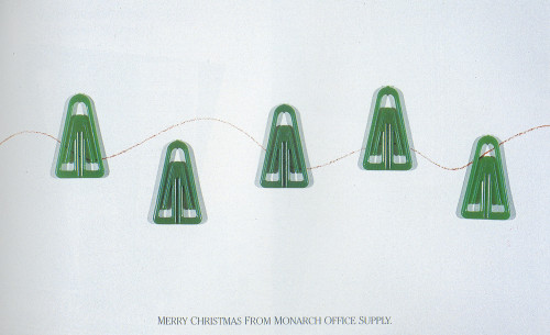 Monarch Christmas Card