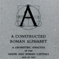 A Constructed Roman Alphabet