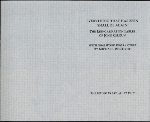Everything That Has Been Shall Be Again