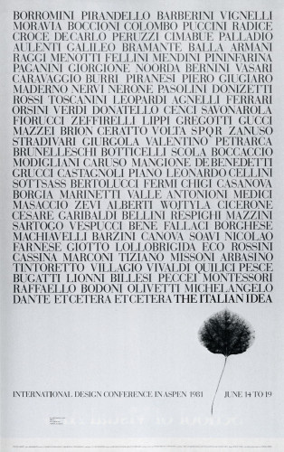 International Design Conference in Aspen, 1981