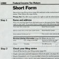 Federal Income Tax Form