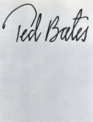 This is Ted Bates