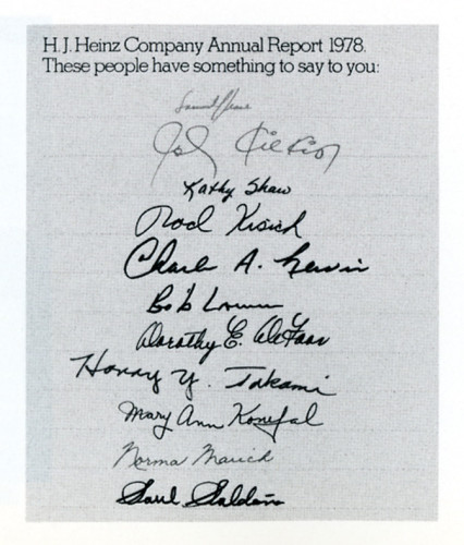 H. J. Heinz Company Annual Report 1978
