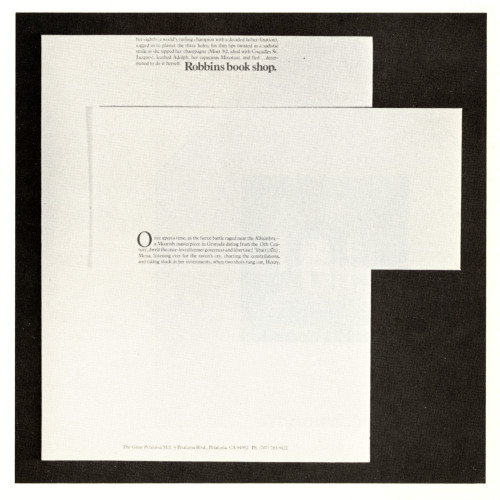 Robbins Book Shop, stationery