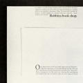 Robbins Book Shop, stationery