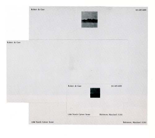 Robert de Gast, stationery