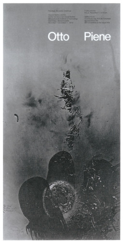 Otto Piene Exhibition, poster