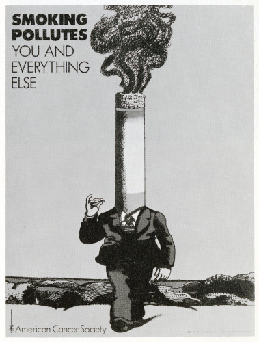 Smoking Pollutes, poster