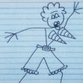 “Madonna Stick Figure Theatre”