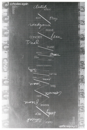 C. Rhodes/Again, poster