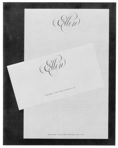 Ellen Shapiro, stationery