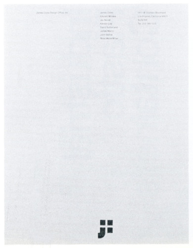 James Cross Design Office, Inc., letterhead and envelope