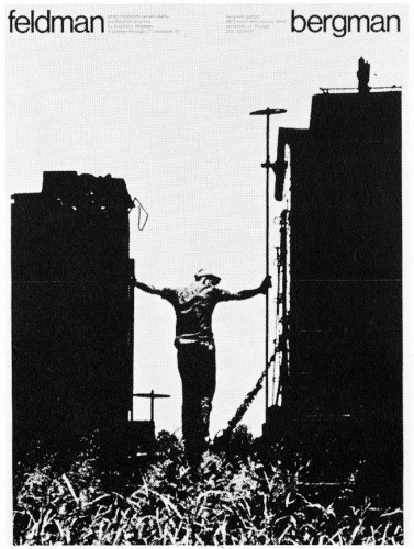 Feldman at Bergman Gallery, poster