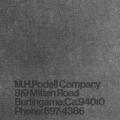 M. H. Podell Company, stationery