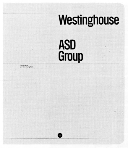 Westinghouse ASD Group Components, looseleaf catalog