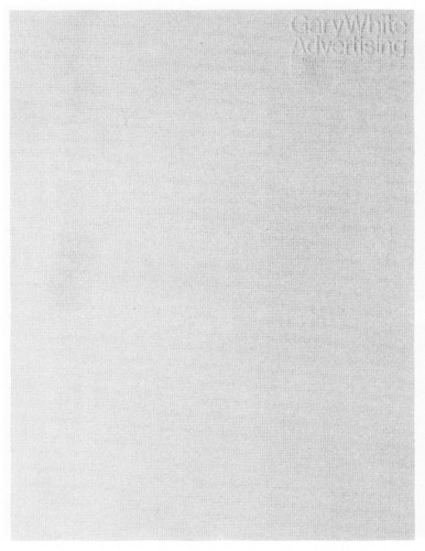 Gary White, stationery and business card
