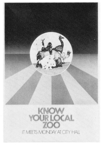 Know Your Local Zoo, poster