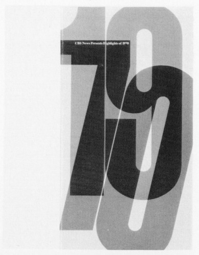 CBS News Presents Highlights of 1970, booklet