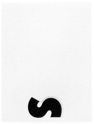Fred Schenk, stationery, business card and label