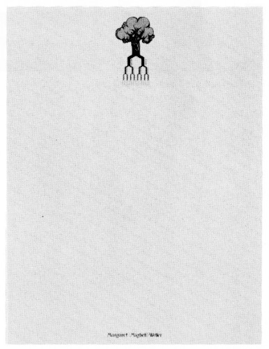 Margaret (Mighell) Weller, stationery