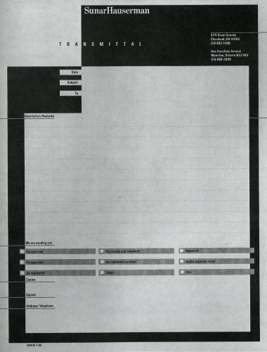 SunarHauserman Forms