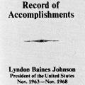 Record of Accomplishments, brochure