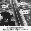 "Columbia practices birth control on gas stations."