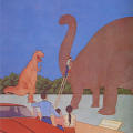 Allosaurus and Brontosaurus