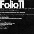 Folio 11 brochure