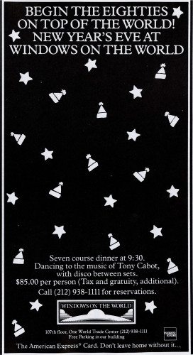 Begin the eighties on top of the world!