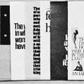 1966 International Type Face Design Competition posters in die-cut folder
