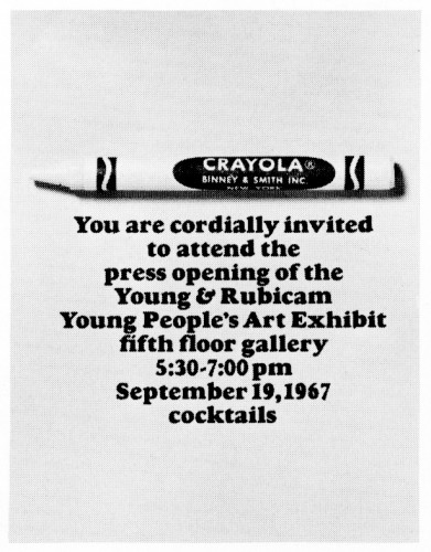 Young People's Art Exhibit poster