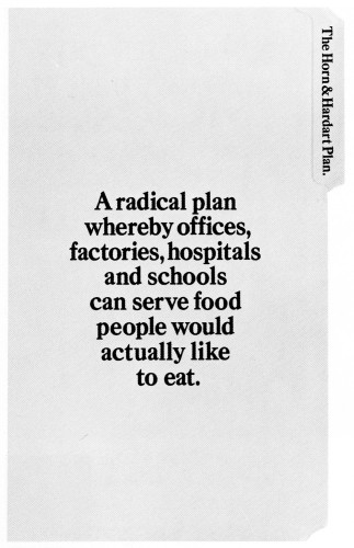 The Horn & Hardart Plan, booklet