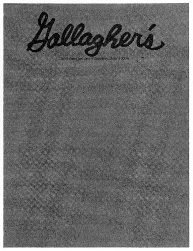 Gallagher’s, stationery