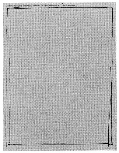 Nicholas de Angelis, Sketchman, letterhead