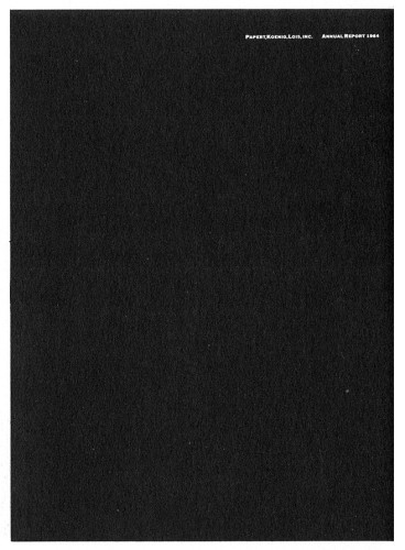Papert, Koenig, Lois, Inc. Annual Report 1964