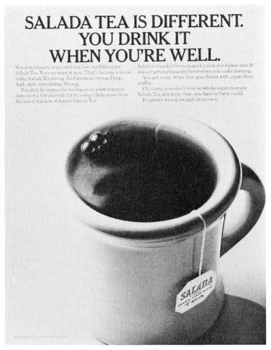 Salada Tea is different.