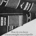 How do you keep a heavyweight…