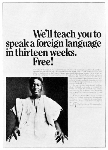 We'll teach you to speak...