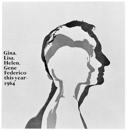Gina, Lisa, Helen, Gene Federico—, Christmas card