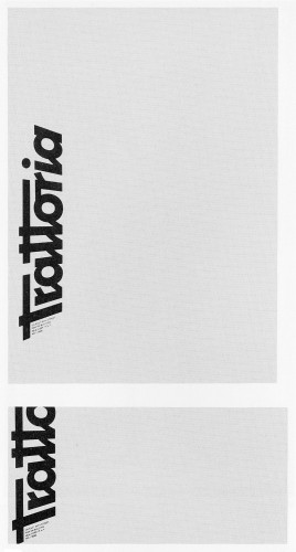 Trattoria, stationery